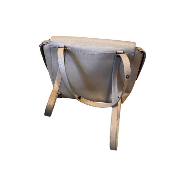 Rebecca Minkoff Beige Leather Crossbody Bag With Adjustable Strap & Front Zipper - Picture 3 of 15